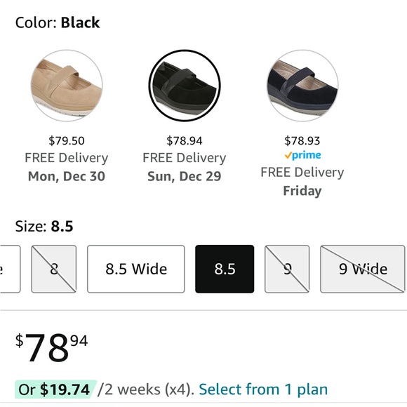 Vionic Navy Wedge Shoes - Picture 8 of 8